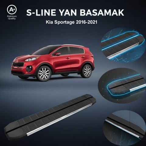 Kia Sportage S-Line Premium Krom Yan Basamak  2016-2021