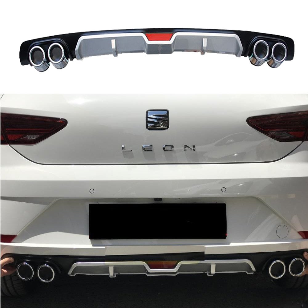 Seat Leon Difüzör Arka Tampon Eki 4 Egzoz Çıkışlı