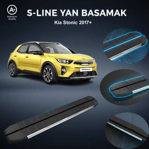 Kia Stonic S-Line Premium Krom Yan Basamak  2017 Sonrası
