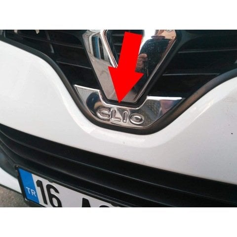 Renault Clio 4 Amblem Çerçevesi Kromu 2012-2016