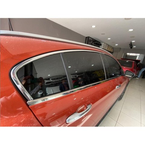 Fiat Egea Cross Cam Çıtası Komple Set Çerçevesi Kromu Nikelajı