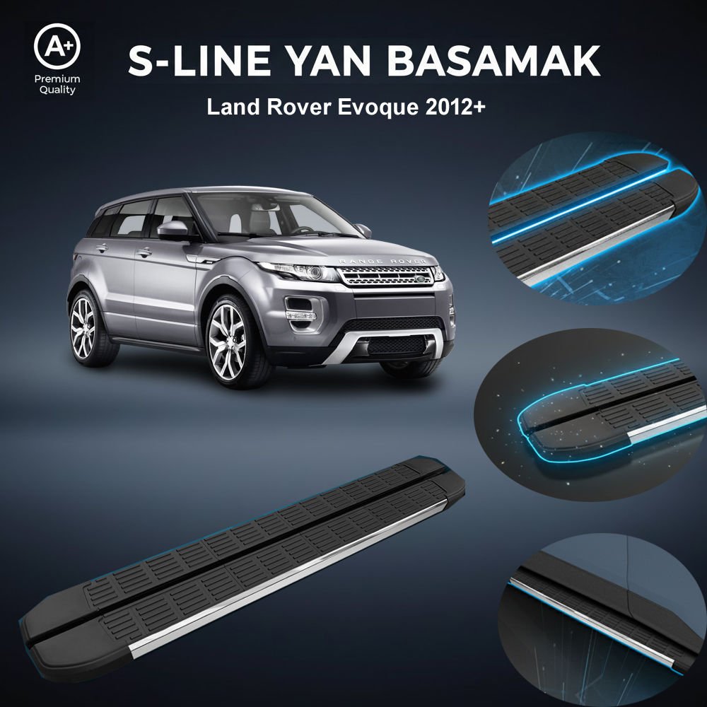 Land Rover Evoque  S-Line Premium Krom Yan Basamak  2012 Sonrası