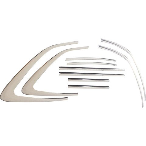 Skoda Scala Cam Çıtası Çerçevesi Komple Set Kromu Nikelajı