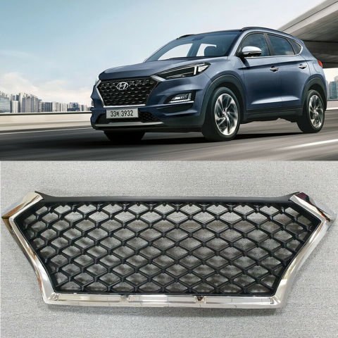 Hyundai Tucson Ön Panjur Izgara Siyah Piano Black 2019-2020
