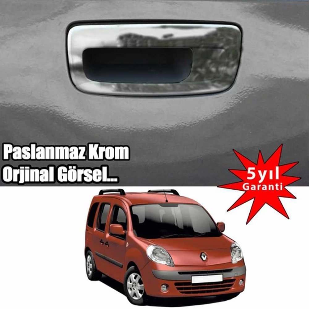 Renault Kangoo Bagaj Açma Kromu Nikelajı 2008 Sonrası