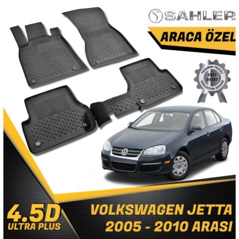 Volkswagen Jetta Havuzlu Paspas 4,5D Sahler 2005-2010 Arası