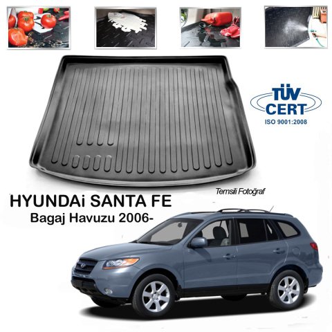 Hyundai Santa Fe Bagaj Havuzu Paspası 2006-2012