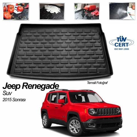 Jeep Renegade Bagaj Havuzu Paspası 2014-