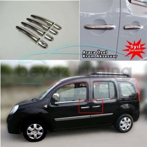 Renault Kangoo Kapı Kolu Kromu Nikelajı 2008 Sonrası