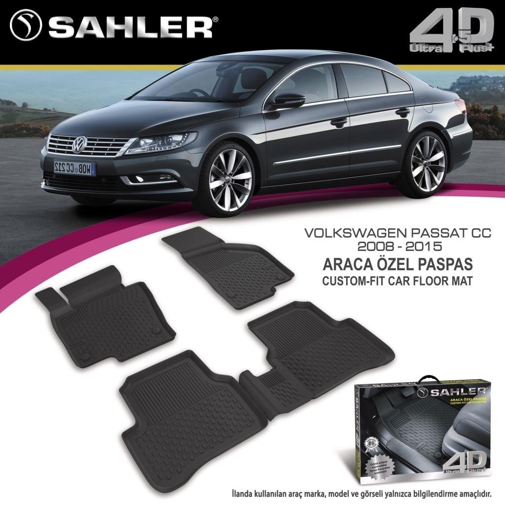Volkswagen CC Havuzlu Paspas 4,5D Sahler 2008-2015 Arası