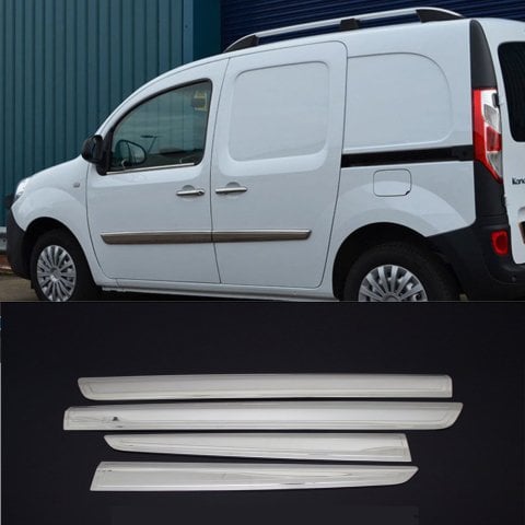 Renault Kangoo Yan Kapı Çitası Kromu Nikelajı 2008 Sonrası