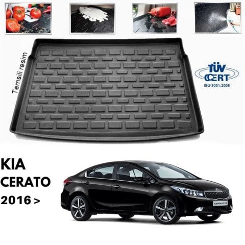Kia Cerato Bagaj Havuzu Paspası 2016 Sonrası