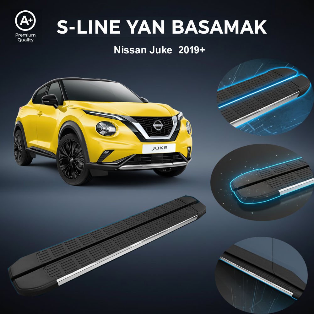 Nissan Juke S-Line Premium Krom Yan Basamak 2019 Sonrası