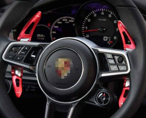 Porsche 911 F1 Vites Kulakçık Paddle Shift 2016 Sonrası Kırmızı