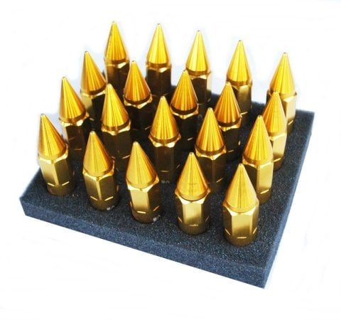 Blox Sivri Bijon Takımı Sarı Renk Uzun Bijon Set