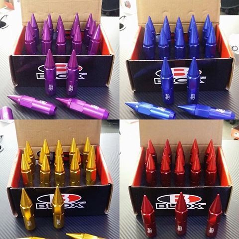 Blox Sivri Bijon Takımı Kırmızı Renk Uzun Bijon