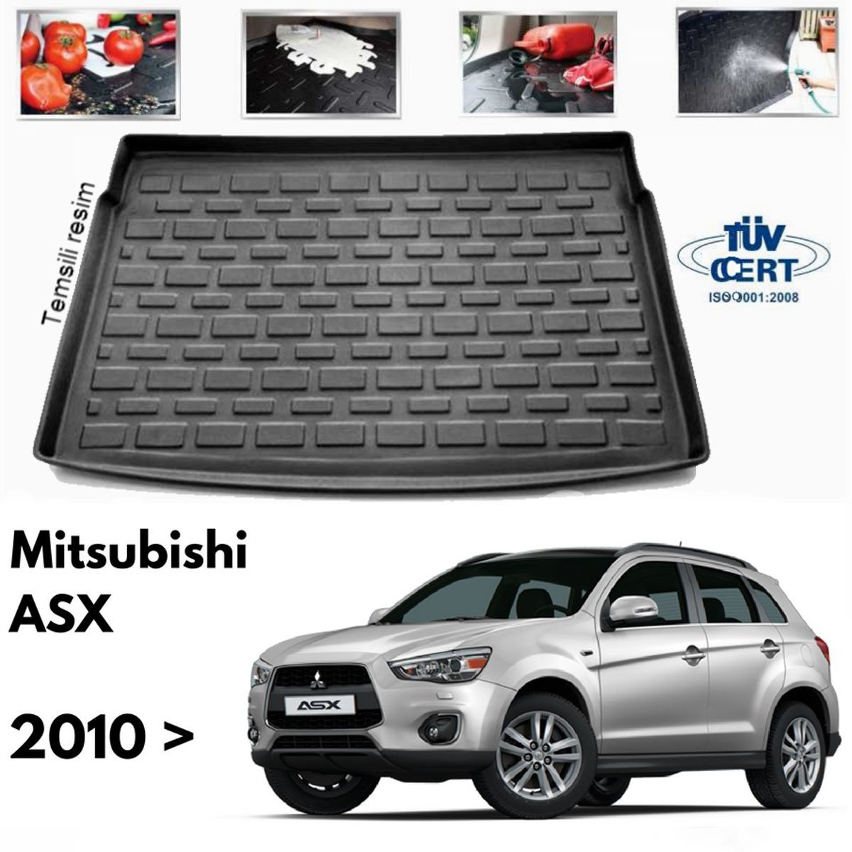 Mitsubishi Asx Bagaj Havuzu Paspası 2010 Sonrası