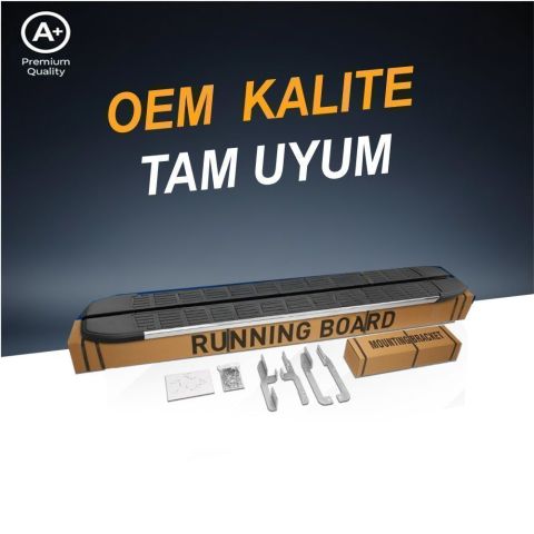 Peugeot Partner S-Line Premium Krom Yan Basamak 2018 Sonrası