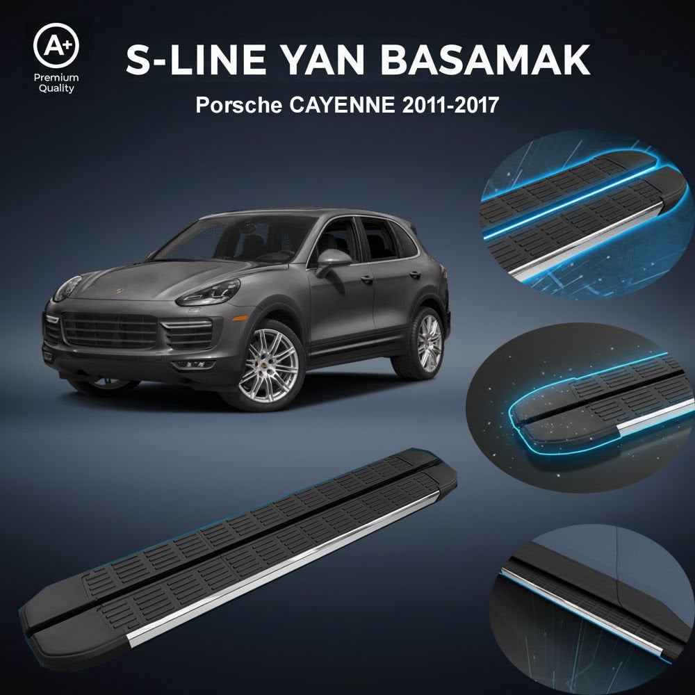 Porsche Cayenne S-Line Premium Krom Yan Basamak 2011-2017
