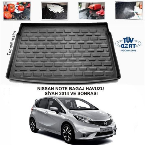 Nissan Note Bagaj Havuzu Paspası 2014 Sonrası