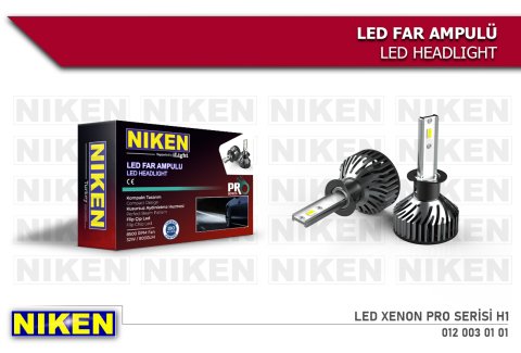 H1 Led Xenon Far Ampulü Yeni Nesil Pro Niken
