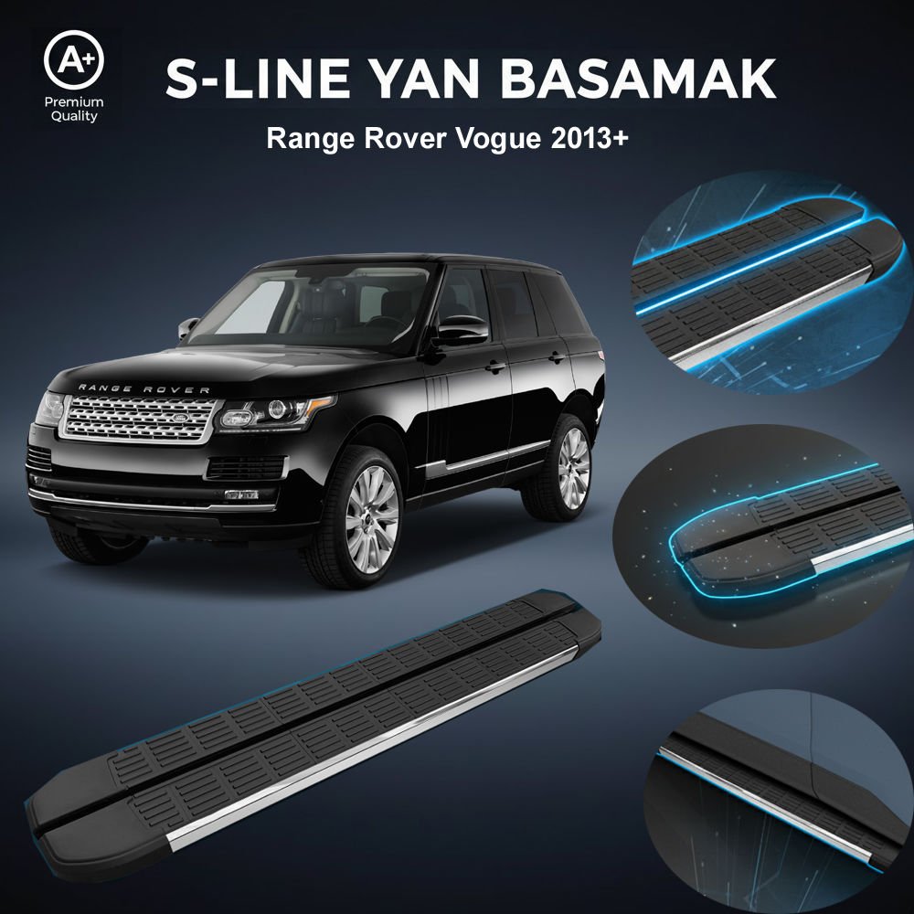 Range Rover Vogue S-Line Premium Krom Yan Basamak 2013 Sonrası