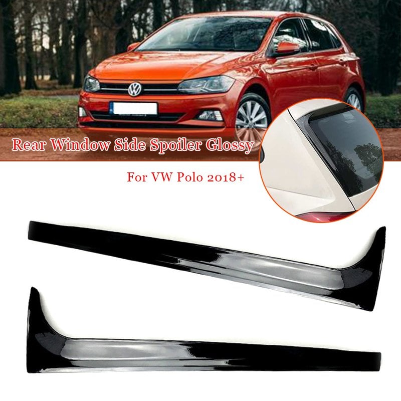 Volkswagen Polo Spoiler Kenar Çıtası Parlak Siyah MK6 2018 Sonrası