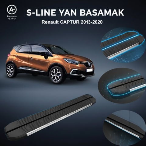 Renault Captur  S-Line Premium Krom Yan Basamak 2013-2020