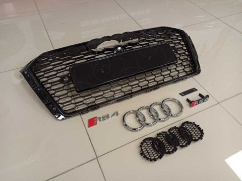 Audi A4 Ön Panjur Izgara RS4 Petekli Model 2016-2020 b9