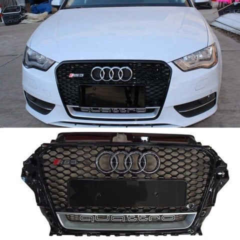 Audi A3 Ön Panjur Izgara RS3 QUATRO Model 2013-2016 Arası