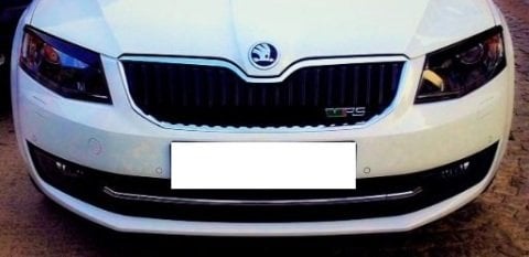 Skoda Octavia Ön Tampon Kaşı Kromu Nkelajı 2013-2017