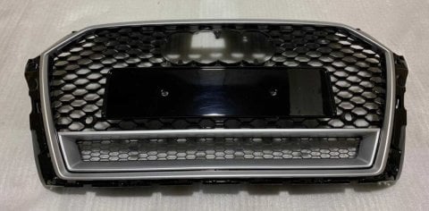 Audi A3 Ön Panjur Izgara RS3 Model 2016-2021 Arası Gri Çerçeveli