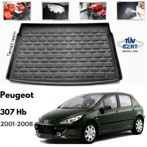Peugeot 307 Bagaj Havuzu Paspası