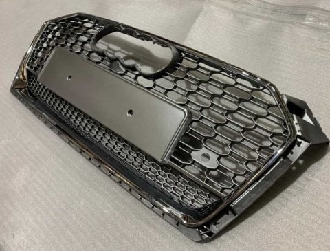 Audi A5 Ön Panjur Izgara RS5 Model 2016-2019 Arası Gri Renk