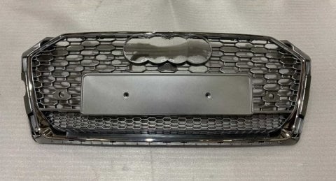 Audi A5 Ön Panjur Izgara RS5 Model 2016-2019 Arası Gri Renk