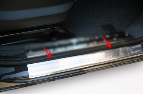 Toyota Corolla Kapı Eşiği Kromu Nikelajı 2001-2006