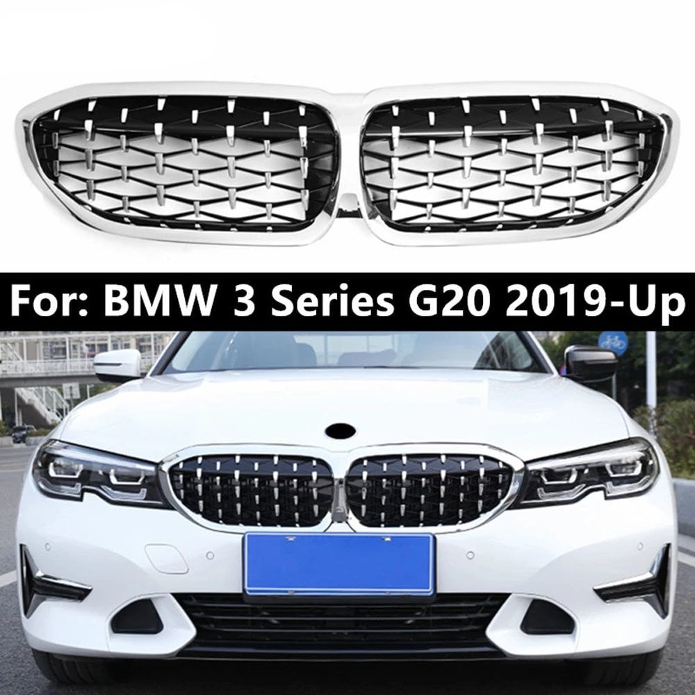 Bmw 3 Serisi G20 Ön Panjur Böbrek Diamond Model Krom