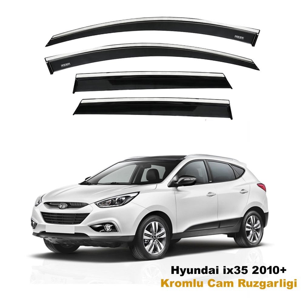 Hyundai ix35 Kromlu Cam Rüzgarlığı Niken