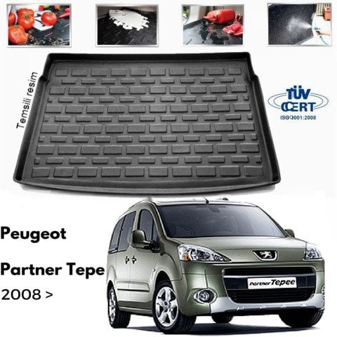 Peugeot Partner Tepee Bagaj Havuzu Paspası