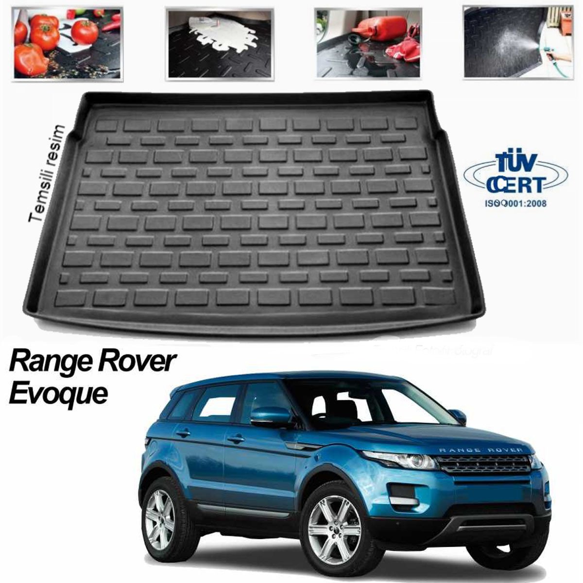 Range Rover Evoque Bagaj Havuzu Paspası 2011 Sonrası