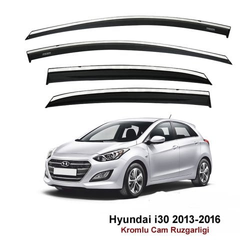 Hyundai i30 Kromlu Cam Rüzgarlığı Niken 2013-2016