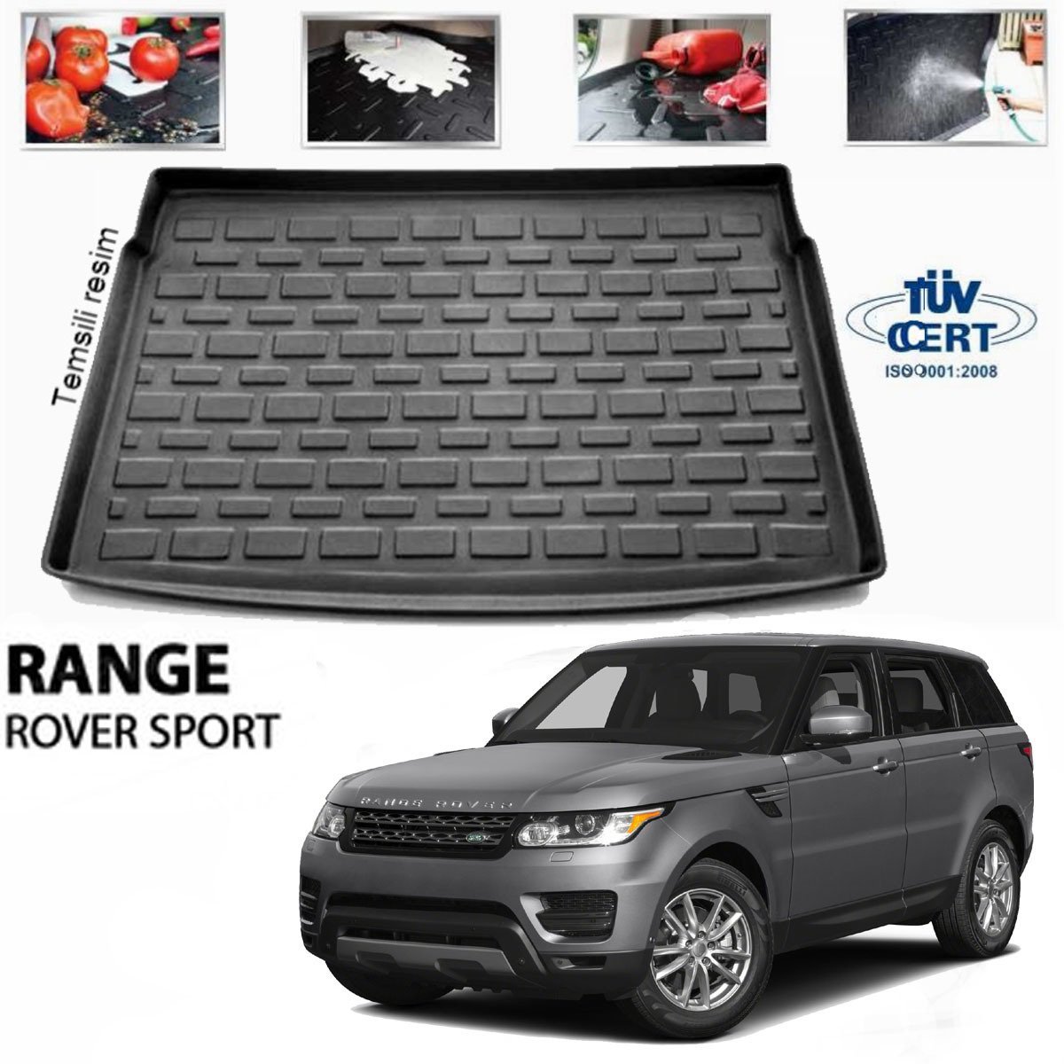 Range Rover Sport Bagaj Havuzu Paspası 2014 Sonrası