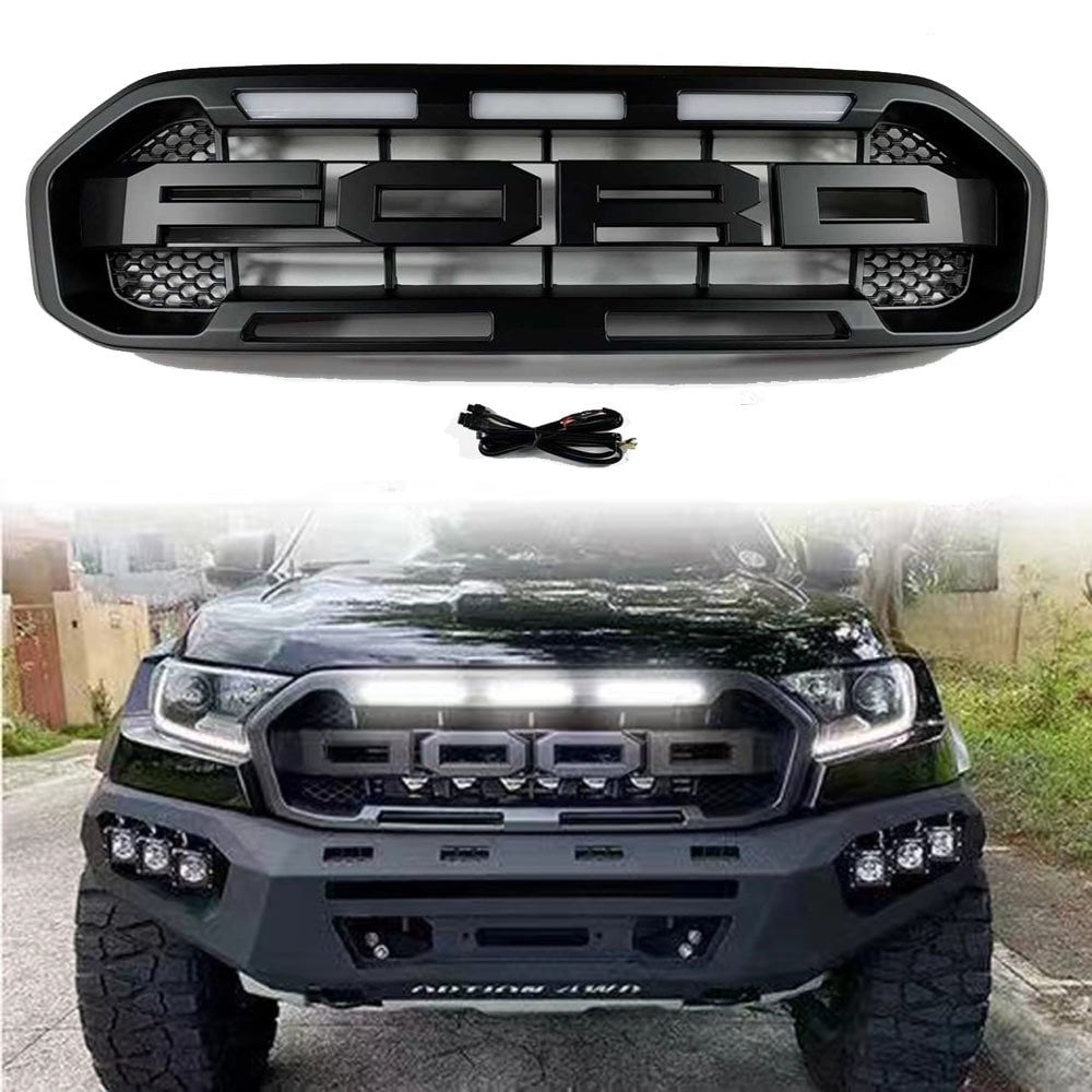 Frd Ranger T8 Ön Panjur Izgara İnce Ledli Wildtrak 2019 Sonrası