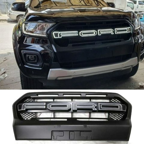 Frd Ranger T8 Ön Panjur Izgara Led Harfli Wildtrak 2019 Sonrası