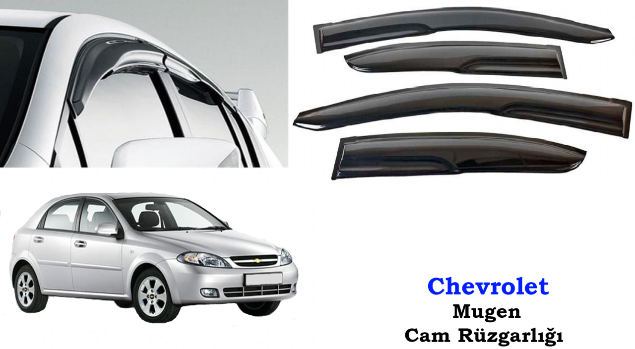 Chevrolet Lacetti Mugen Cam Kenar Rüzgarlığı 2003-2008
