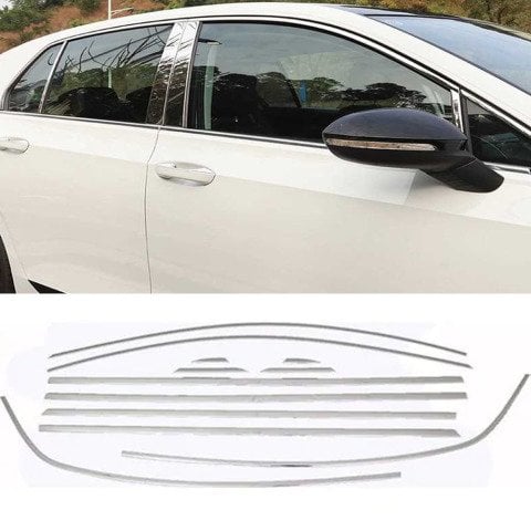 Volkswagen Golf 8 Cam Çıtası Kromu Nikelaj Komple 2020 Sonrası