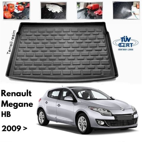 Renault Megane 3 HB Bagaj Havuzu Paspası 2009-2015