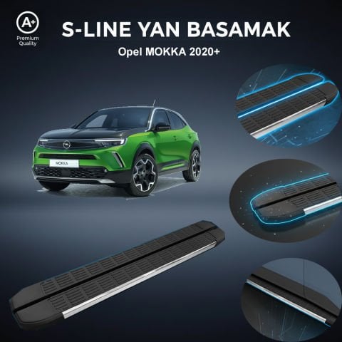 Opel Mokka S-Line Premium Krom Yan Basamak 2020 Sonrası