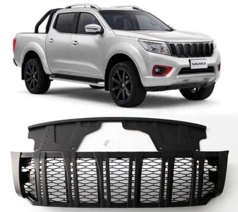 Nissan Navara Ön Panjur Izgara Np300 Siyah Çizgili 2015-2020 Arası