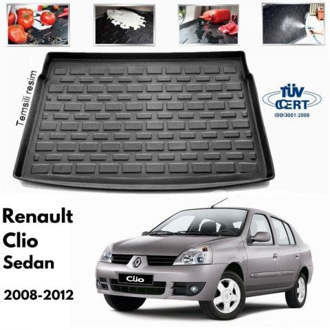 Renault Clio Symbol Bagaj Havuzu Paspası 2008-2012
